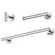thumbnail image 3 of Juego De Accesorios De Baño Gancho Para Toallas Toallero De Barra 16" Plateado, 3 of 3