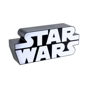 Total Click - Lampara Luz Star Wars Logo Usb Negro Y Blanco
