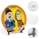 thumbnail image 4 of Plato Decorativo de Porcelana El Gordo y El Flaco Desmarcar 15 cm, 4 of 6