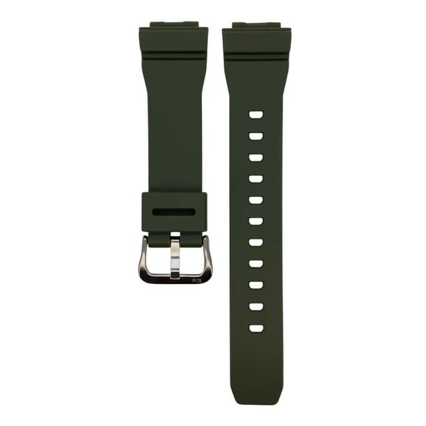Correa Reloj Caucho para G-Shock GM GMS GA2100 GA5600 verde