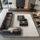 thumbnail image 3 of Area Rug Ophanie para sala de estar y dormitorio, 9 x 12 pies, color marfil Shaggy, 3 of 6