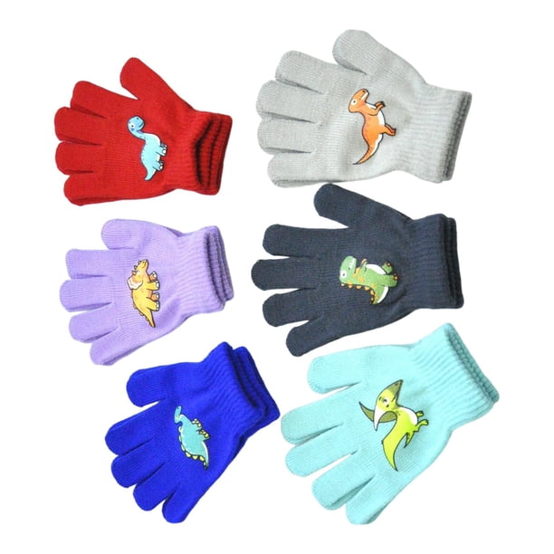 Guantes De Invierno Para Niños Guantes De Punto Elásticos Cálidos De Invierno Para Niños Lavables Para Niños