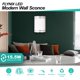 thumbnail image 4 of Aplique de pared Flynix LED regulable 3000K-5000K níquel cepillado, 4 of 8