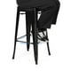 thumbnail image 4 of Taburete Tolix Negro de 77cm| Diseño Moderno | Apilable negro, 4 of 6