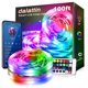 thumbnail image 1 of Tira de luces LED dalattin Bluetooth 30m RGB para dormitorio, 1 of 7