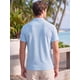 thumbnail image 3 of INSPIRE CHIC Camiseta Polo de Punto Texturizado para Hombre de Manga Corta Casual de Verano para Golf Talla M Azul Claro, 3 of 5