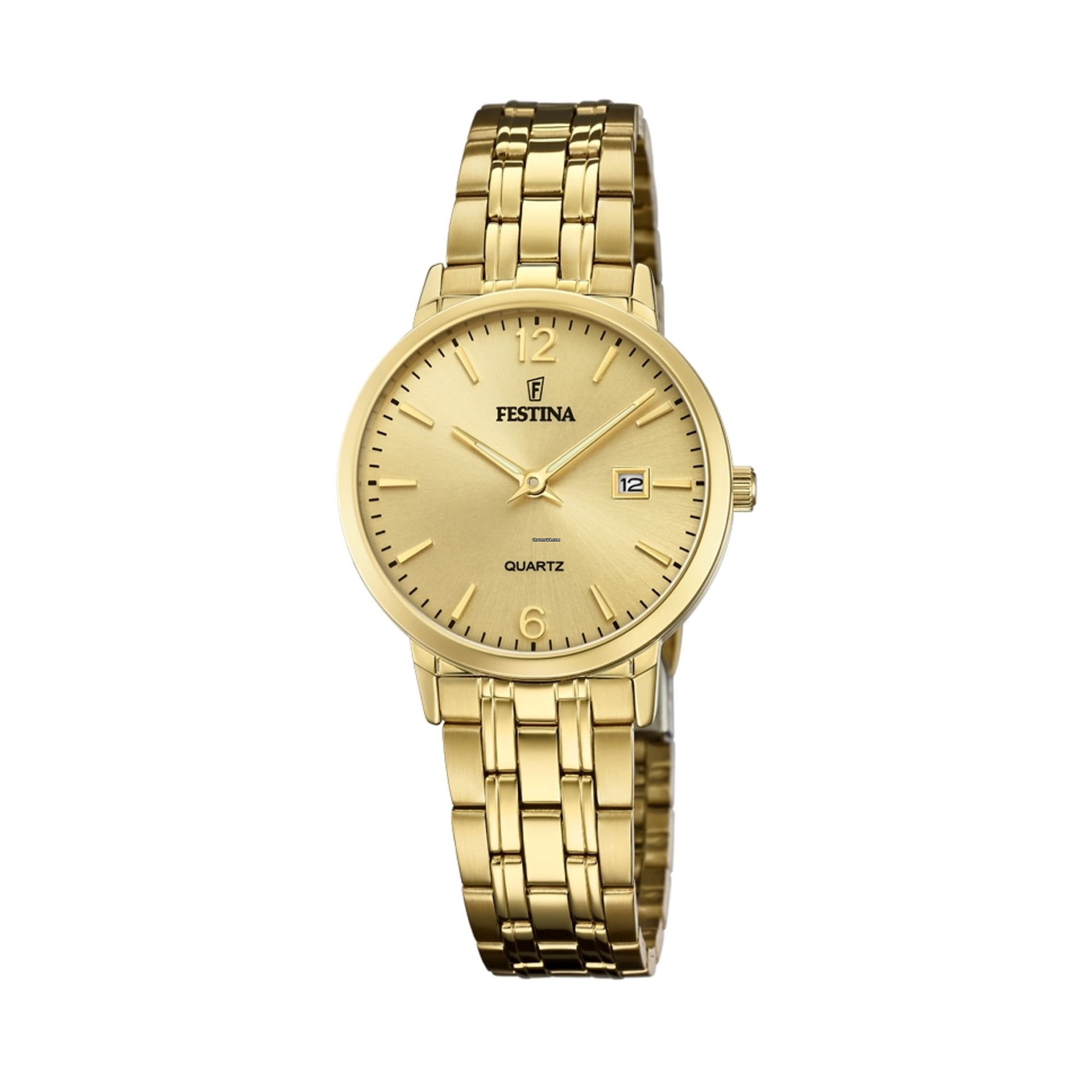 Festina - Reloj F20514 3 Dorado Mujer Acero Clasico
