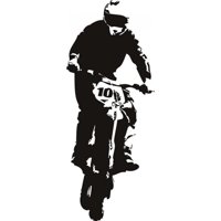 Rienda Libre Graphics - Decomural Motorbike Dirt Bike Jump Ws-17533