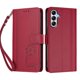 thumbnail image 3 of Funda Cartera Trébol para Samsung Galaxy A35 5G con Ranuras Tarjetas y Carga Inalámbrica Rojo, 3 of 6