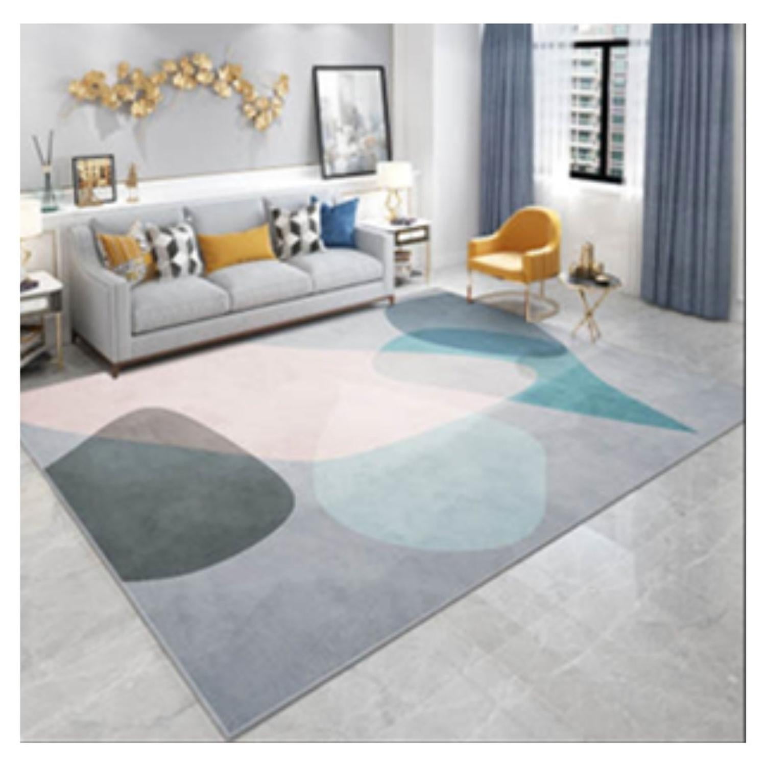 Auckland Outdoor - Alfombra Living Grande 150x200 Cm. Izmir Tapete Sala 3d Multicolor