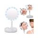 thumbnail image 1 of Espejo Con Luz Led Para Maquillaje Plegable Aumento X10, 1 of 3