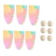 thumbnail image 3 of 6 Piezas De Barbas De Gnomos Multicolores, Bolas De Madera Sin Terminar, Suministros Para Manualidades DIY, 3 of 4