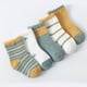 thumbnail image 1 of Calcetines para bebés, niños y niñas: 5 pares de calcetines gruesos y cálidos de algodón sin costuras, de punto grueso y suave, para niños pequeños., 1 of 5