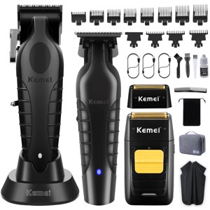 Set De Cortapelos Y Recortadoras Kemei Professional Km-2299
