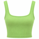 thumbnail image 2 of Top Peto Rib Mujer Acanalado Elasticado Sin Mangas Básico verde Talla Única, 2 of 3