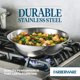 thumbnail image 4 of Wok Farberware 36 cm de acero inoxidable, apto para inducción, 4 of 8