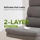 thumbnail image 5 of Silla de oficina Amseatec, ajustable, con respaldo medio, ergonómica, gris, 5 of 6