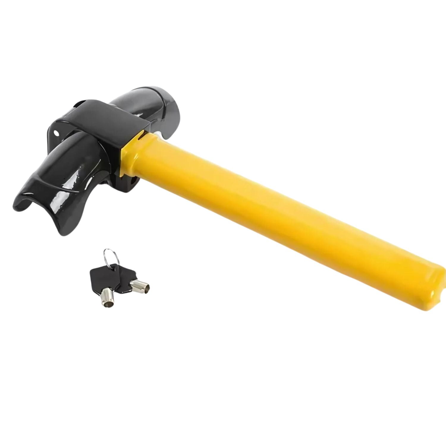 Genérico - Traba Volante Tipo Candado Antirrobo Acero + Llave Seguridad