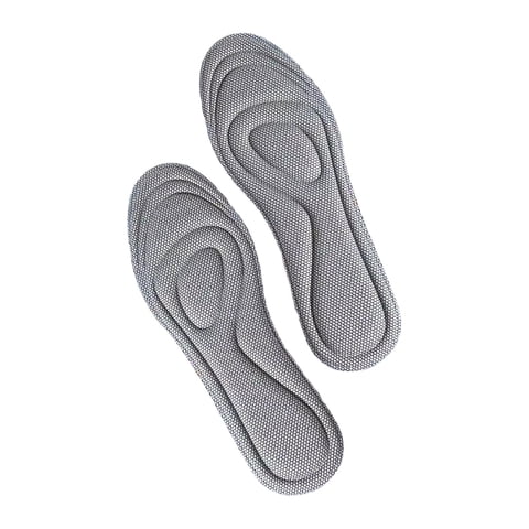 Ioensy - Plantillas Para Zapatos Soporte Para El Arco Plantillas Para Zapatos Transpirables Para Trabajar Caminar Deportes Gris 35 36