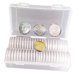 thumbnail image 1 of Porta monedas XYZsundy 40,6 mm 50 piezas Silver Eagle, 1 of 7