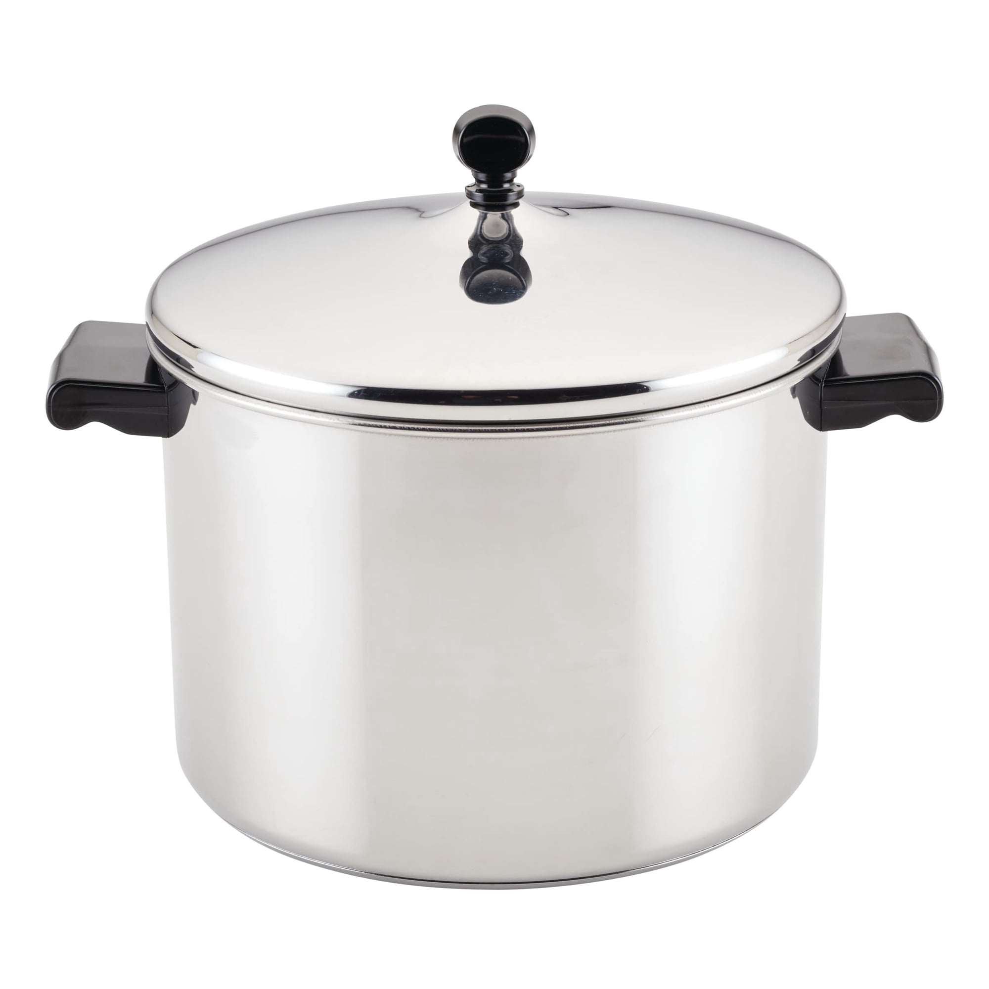 Stockpot Farberware Classic De Acero Inoxidable De 8 Litros Con Tapa Plateada