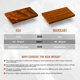 thumbnail image 5 of Piano Kalimba Thumb MIFOGE de 17 teclas, madera de acacia koa, con funda, 5 of 9