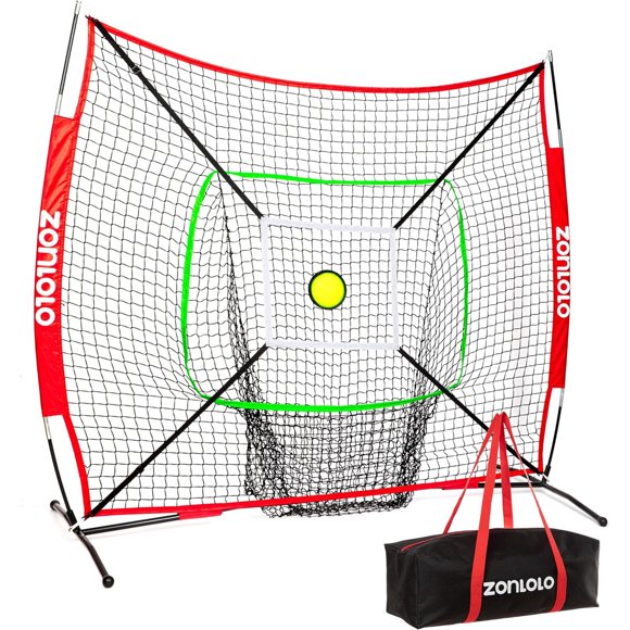 Red de Práctica de Béisbol y Sóftbol ZONLOLO 6 x 6 ft