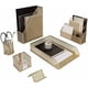 thumbnail image 1 of Set Organizador de Escritorio BLU MONACO Dorado 6 Piezas, 1 of 3