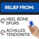 thumbnail image 3 of Taloneras de gel para aliviar el dolor de talón, fascitis plantar, LRG, 3 pares, 3 of 9