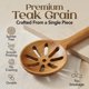 thumbnail image 2 of Juego de cucharas de madera para cocinar SANJH, teca, 8 piezas con utensilio, 2 of 9