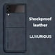 thumbnail image 1 of Premium Lamb Leather Wallet Phone Case With Shockproof Flip Cover For Samsung Galaxy Z Flip 3/4 - Protect Your Phone in Style!, 1 of 3