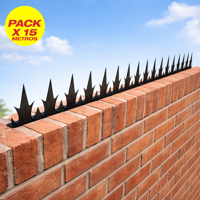 Pack 15 Barras Punta Reja 1 Mt Protección Muro Rayun