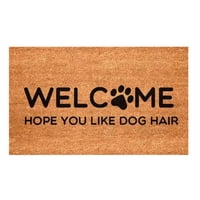 Kokomat - Limpiapiés Choapino Welcome Hope You Like Dog Hair 45Cm X 75Cm