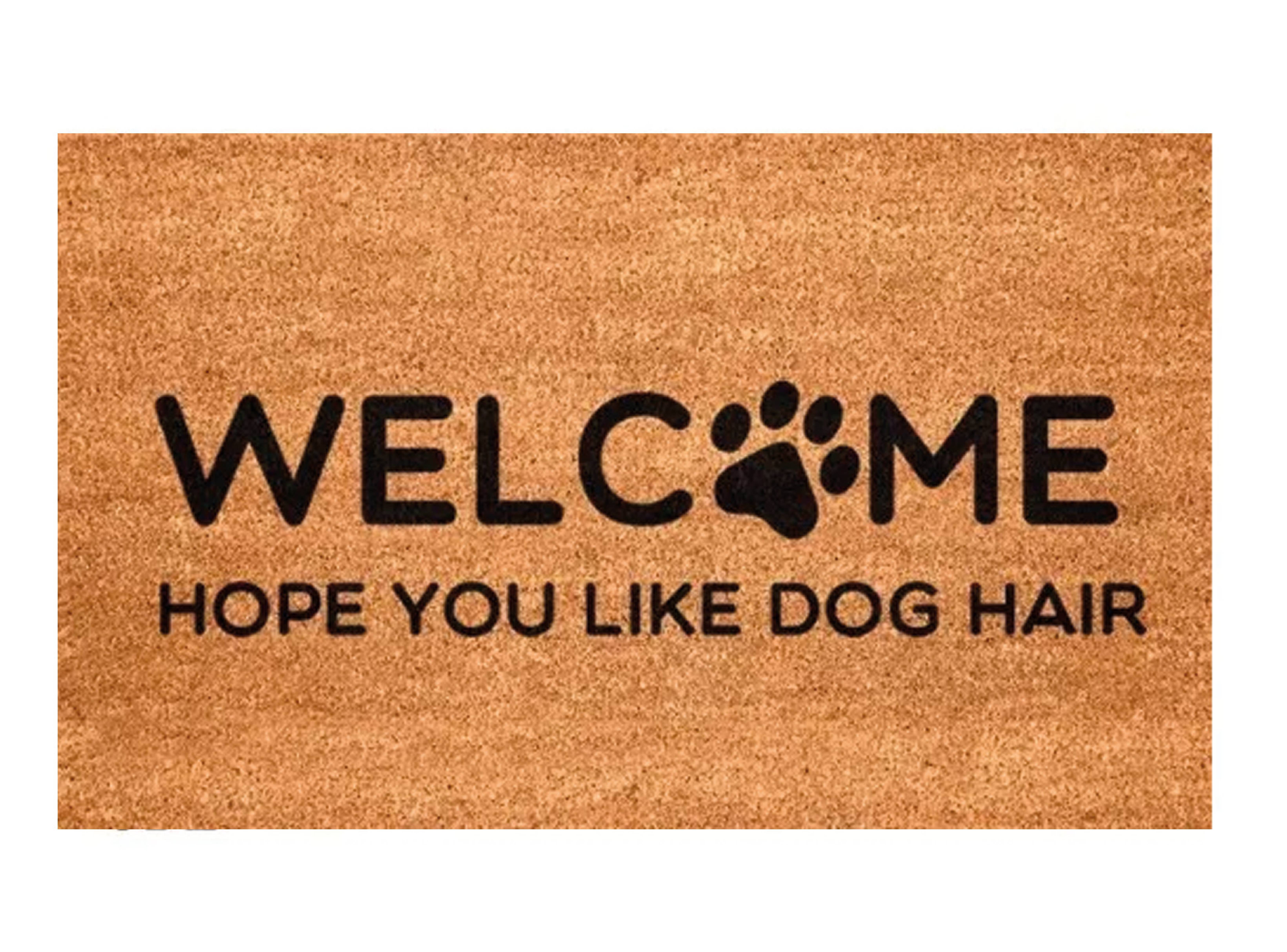 Kokomat - Limpiapiés Choapino Welcome Hope You Like Dog Hair 45Cm X 75Cm