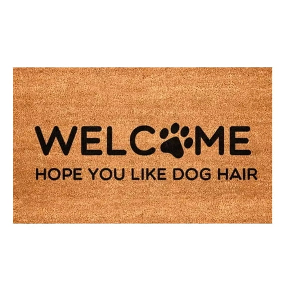 Limpiapiés Choapino Welcome Hope You Like Dog Hair 45cm X 75cm