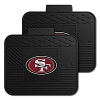 Tapetes Para Auto Fanmats Nfl San Francisco 49Ers 2 Piezas 14X17In Impermeables