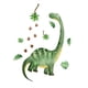 thumbnail image 5 of Pegatinas de Pared, Pegatinas para Puertas Y Ventanas de Vidrio, Dinosaurios, Fácil Aplicación de Bricolaje, Decoración Del Hogar, Calcomanía de Pared, 5 of 5