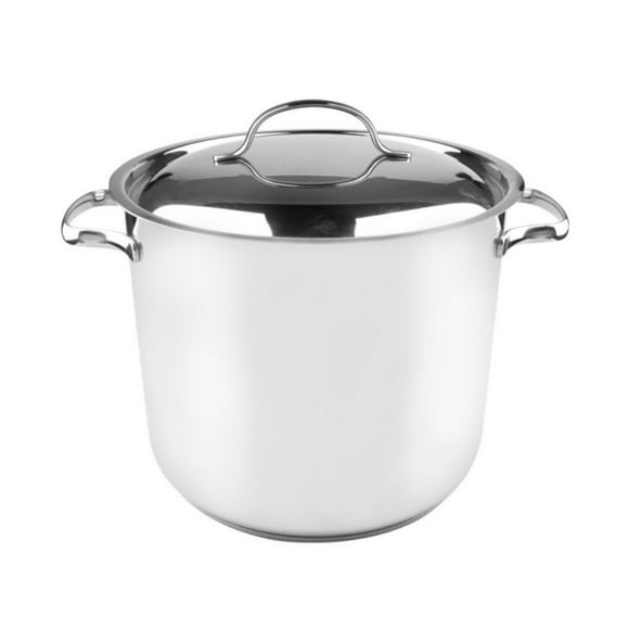 Olla Alta con Tapa 9lt Acero Inoxidable 24cm Lacor