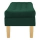 thumbnail image 3 of Banqueta Wood 2c Felpa 05 Verde Botella, 3 of 4