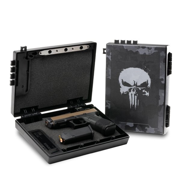 Alternativa a caja fuerte para armas STOPBOX Tactical para almacenamiento de pistola (paquete de 2)