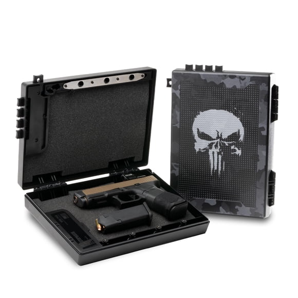 Alternativa a caja fuerte para armas STOPBOX Tactical para almacenamiento de pistola (paquete de 2)