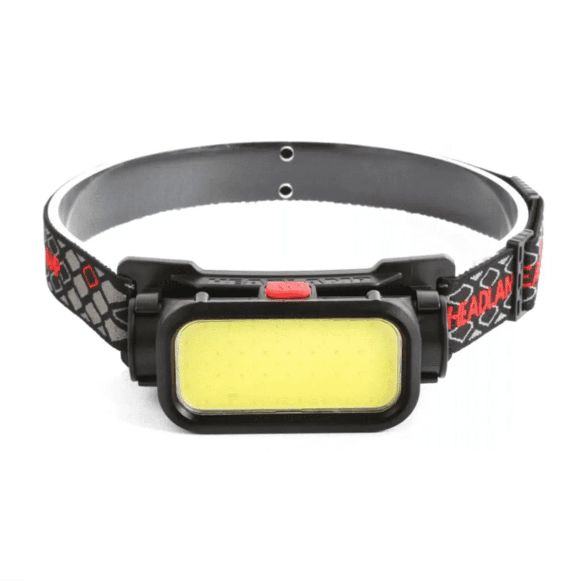 Genérico - Linterna Minero Cabeza Led Cob Recargable Usb- C + Led Rojo