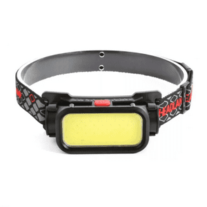 Genérico - Linterna Minero Cabeza Led Cob Recargable Usb- C + Led Rojo