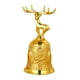 thumbnail image 2 of Servicio Llamada Campana Mano Ruidosa Adorno Navidad Handbell Ciervo Oro, 2 of 3