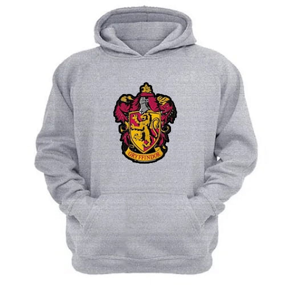 Genérico - Polerón Canguro Gryffindor Gris Claro Talla L Unisex