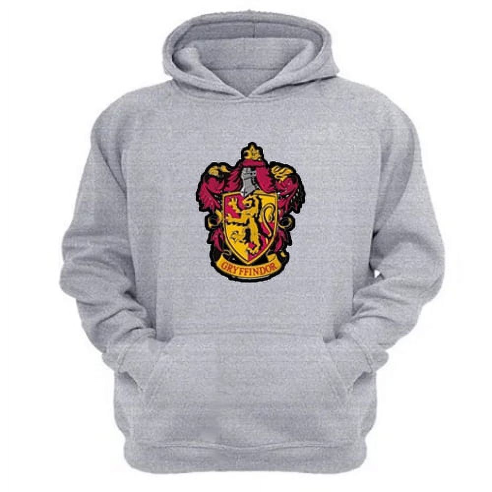 Genérico - Polerón Canguro Gryffindor Gris Claro Talla L Unisex