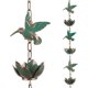 thumbnail image 1 of Cadena de lluvia shumi 2,7 m con copas de loto y colibrí, 1 of 8