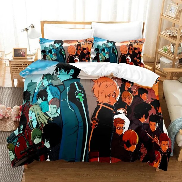 Anime Osamu Mikumo World Trigger Bedding Set Duvet Cover Bed Set Quilt Cover Pillowcase Comforter Boys Adult