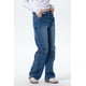 thumbnail image 2 of Jeans Mujer Cargo Calce Recto Azul - lll, 2 of 4