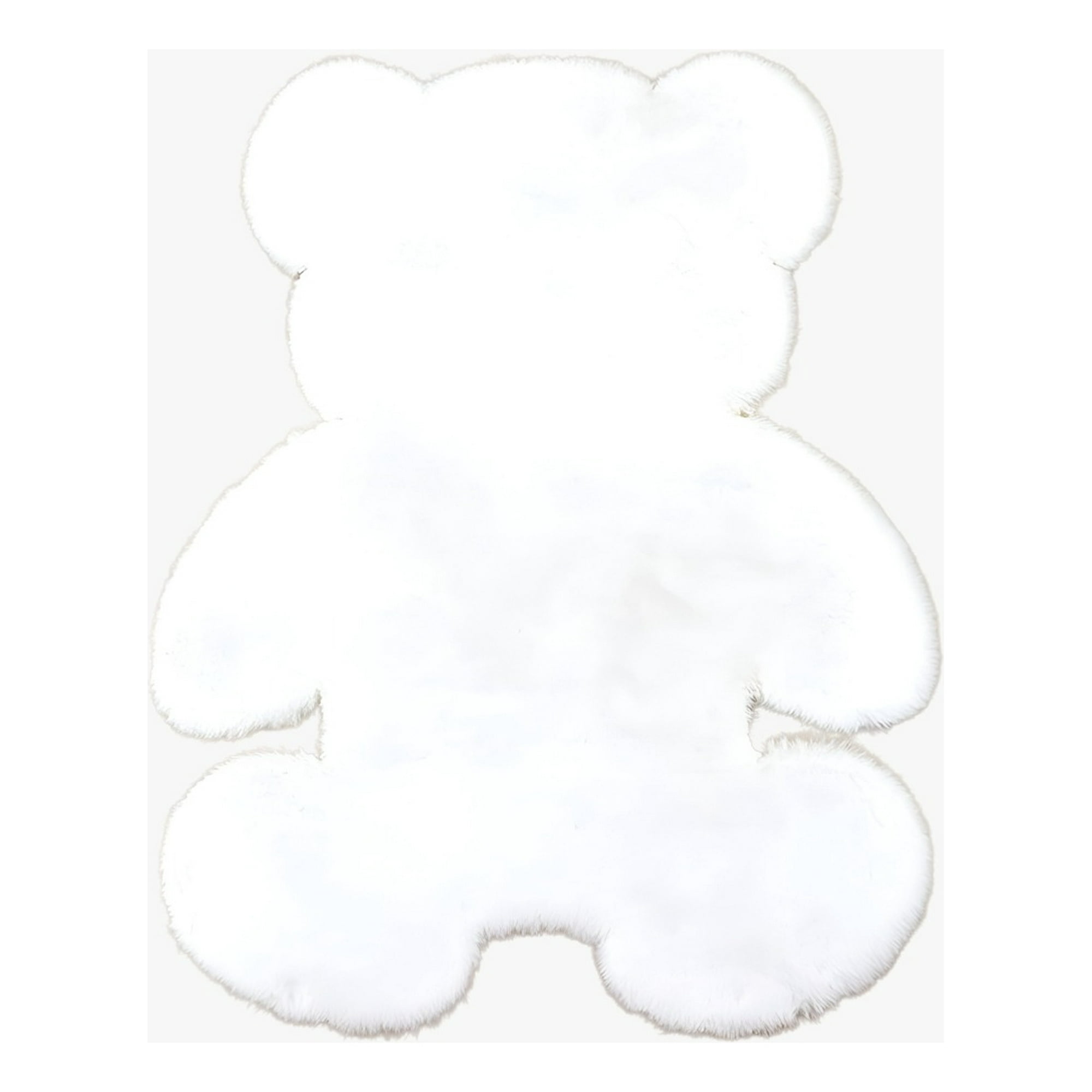 Genérico - Alfombra Oso Blanco Suave Entrada Dormitorio Decoración Jhn